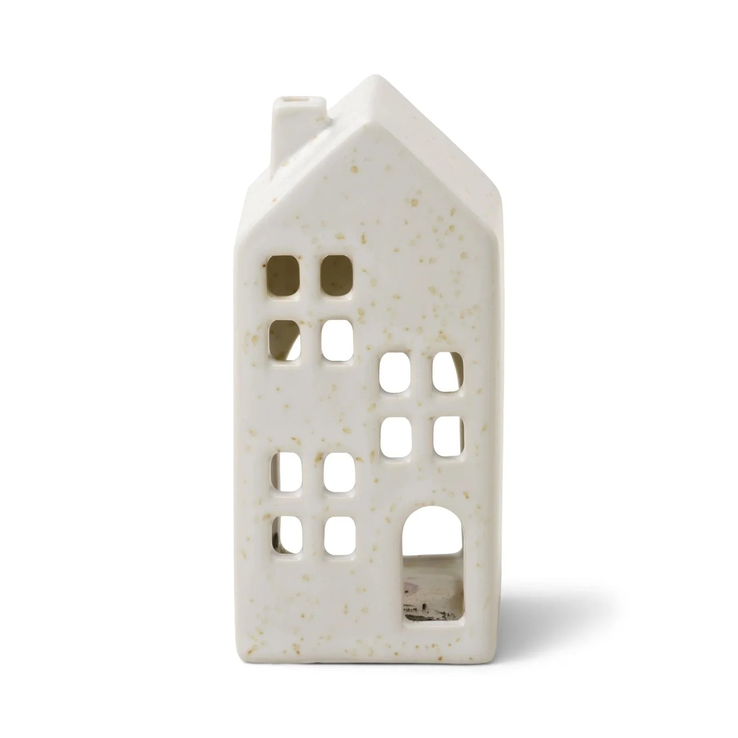 Holiday Ceramic Incense House | White