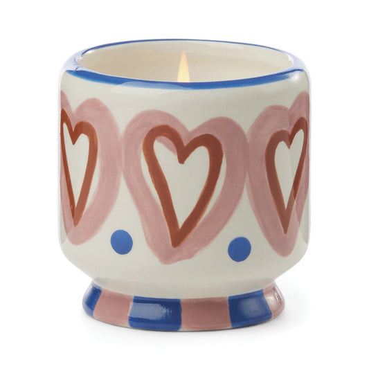 Adopo Ceramic Candle | Hearts