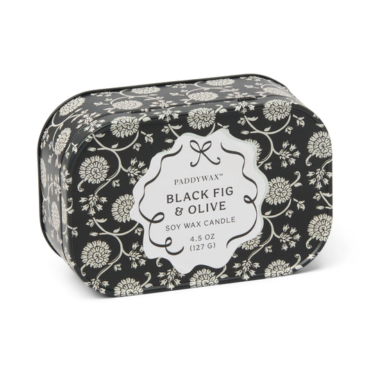 Cherie Candle | Black & Grey