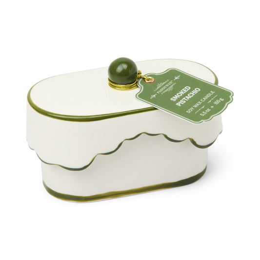 Cherie Candle | Green & Khaki