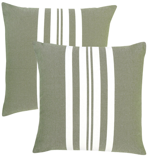 SunStrip Outdoor Cushion | Green