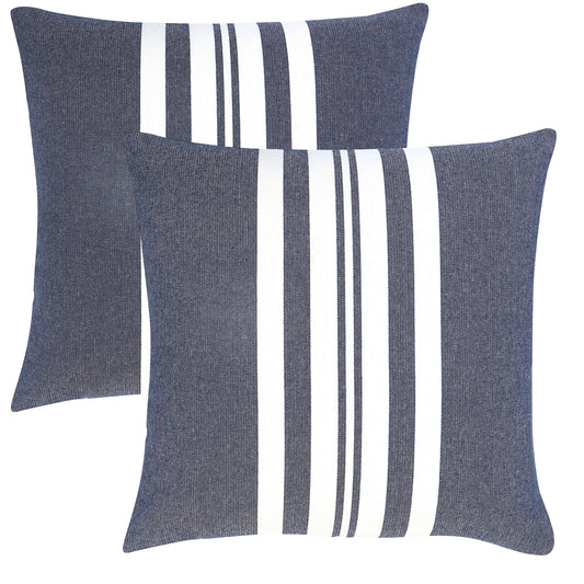 SunStrip Outdoor Cushion | Navy
