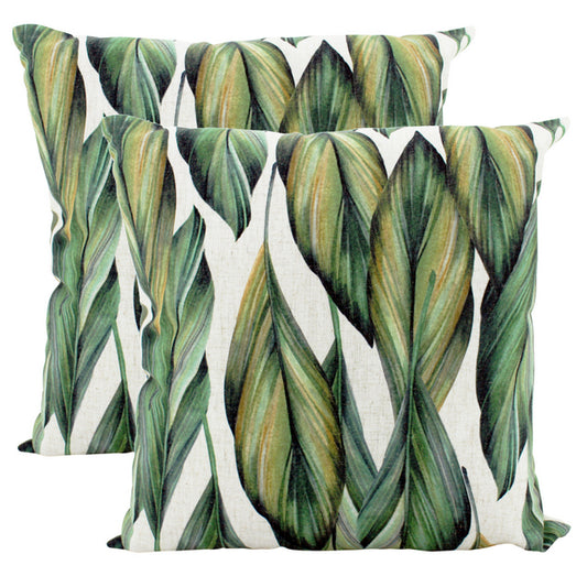 Chateau Green Linen Cushion