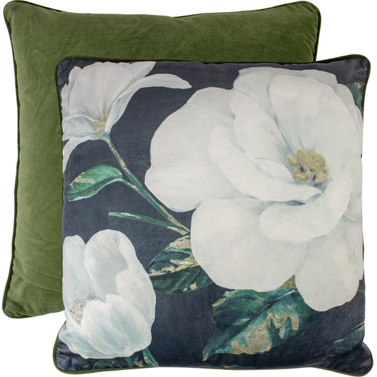 In A Dark Bloom Cushion