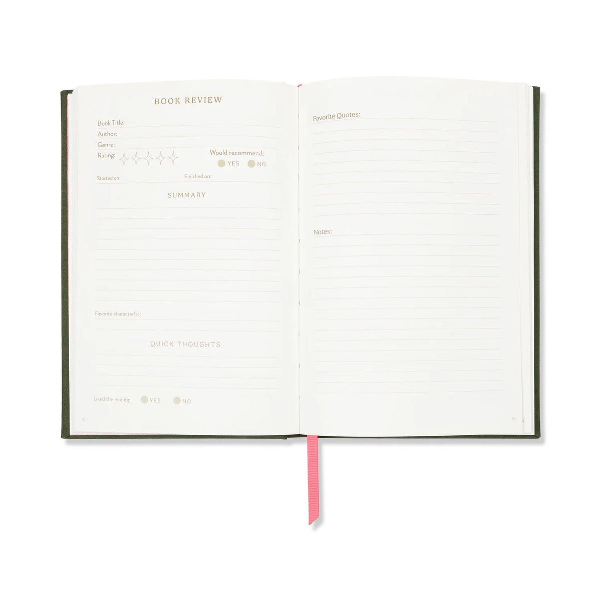 Self Help Reading Journal | What Happens in Book Club