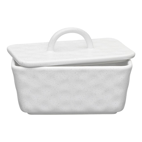 Speckle Milk Butter Dish
