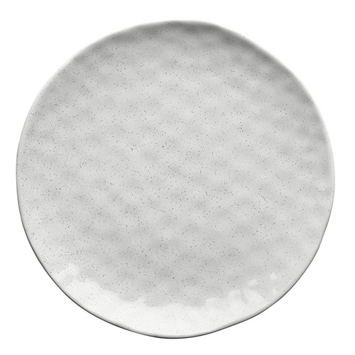 Speckle Milk Dinner Plate