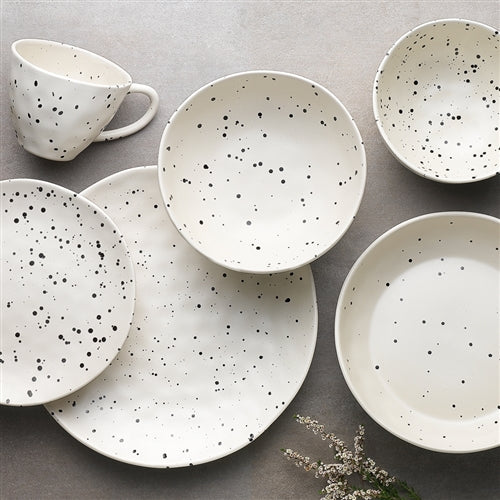 Speckle Polka Dinner Bowl