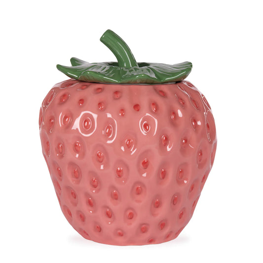 Strawberry Cookie Jar | Pink