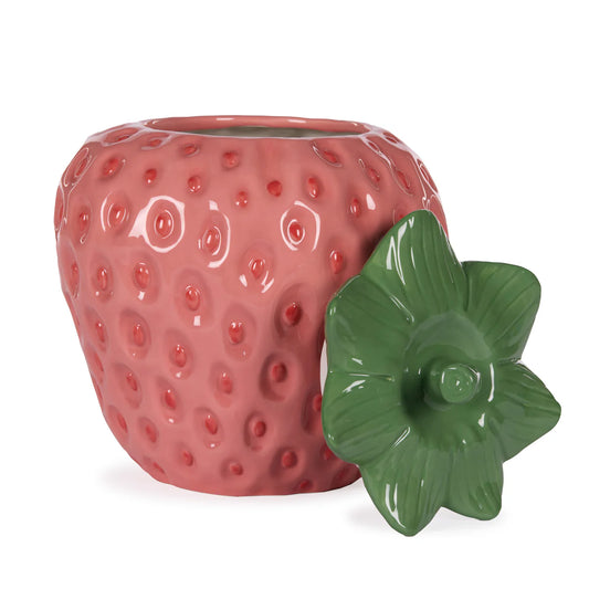 Strawberry Cookie Jar | Pink