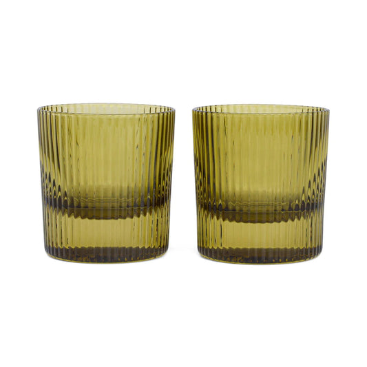 The Scout Lowball Glass | Olive