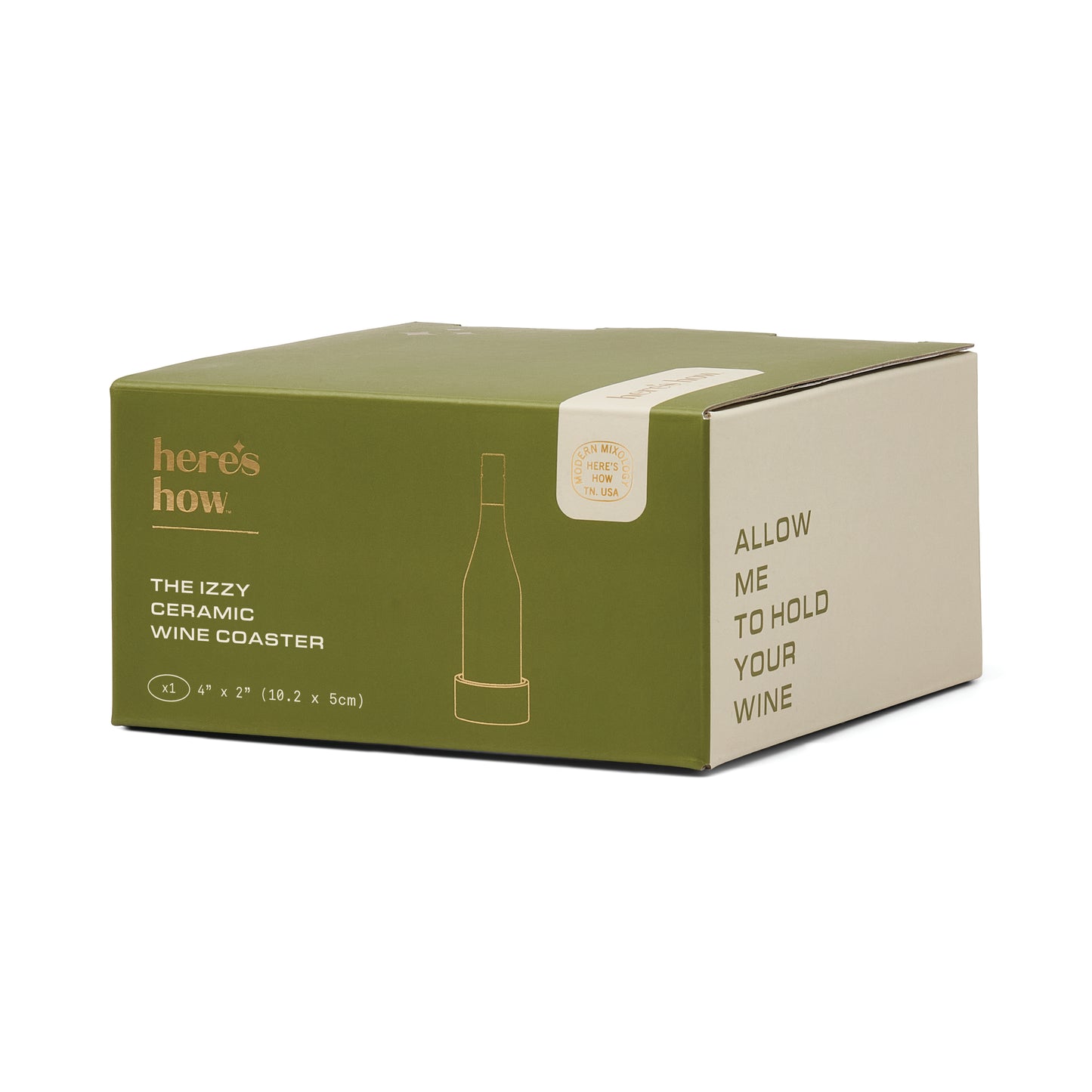 The Izzy Wine Coaster | Olive