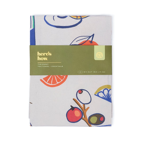 The Emmy Tea Towel | Cocktails
