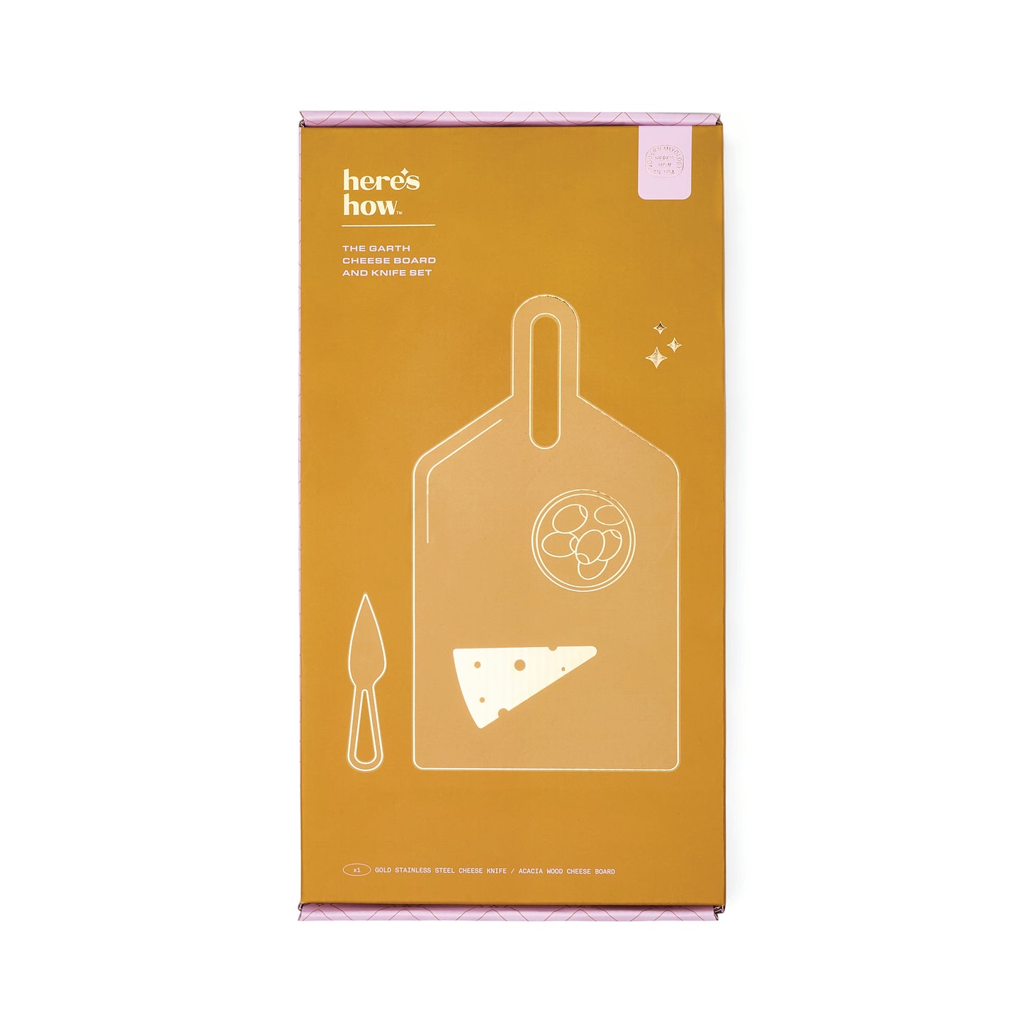 The Garth Cheese Board & Knife Set