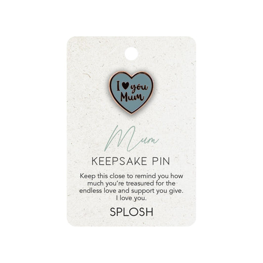Keepsake Pin | Mum Blue
