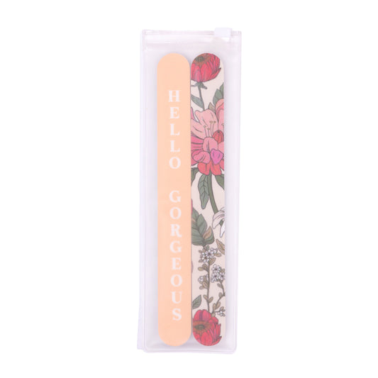 Floral Nail File Set