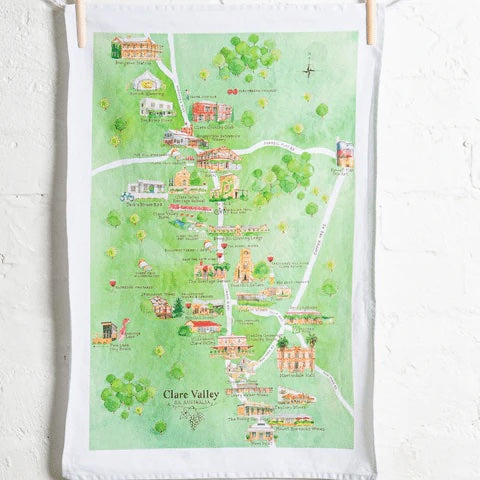 Tea Towel | Clare Valley Wine Region