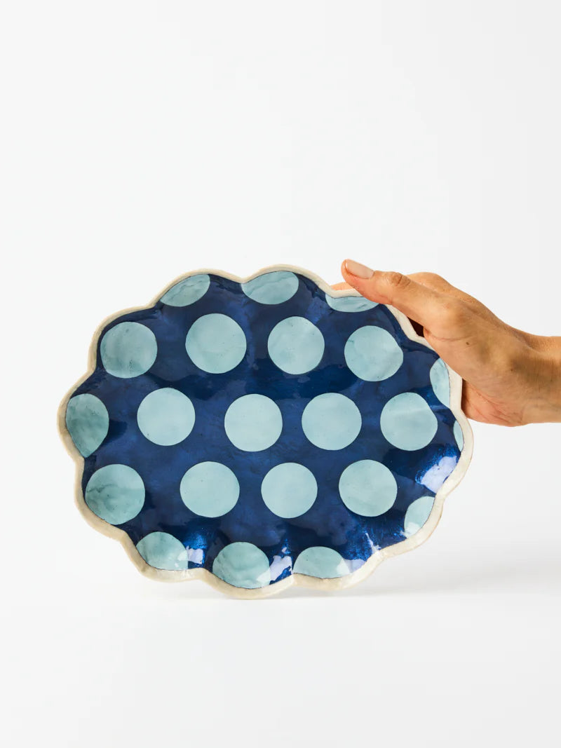 Paradis Tray | Scallop Navy