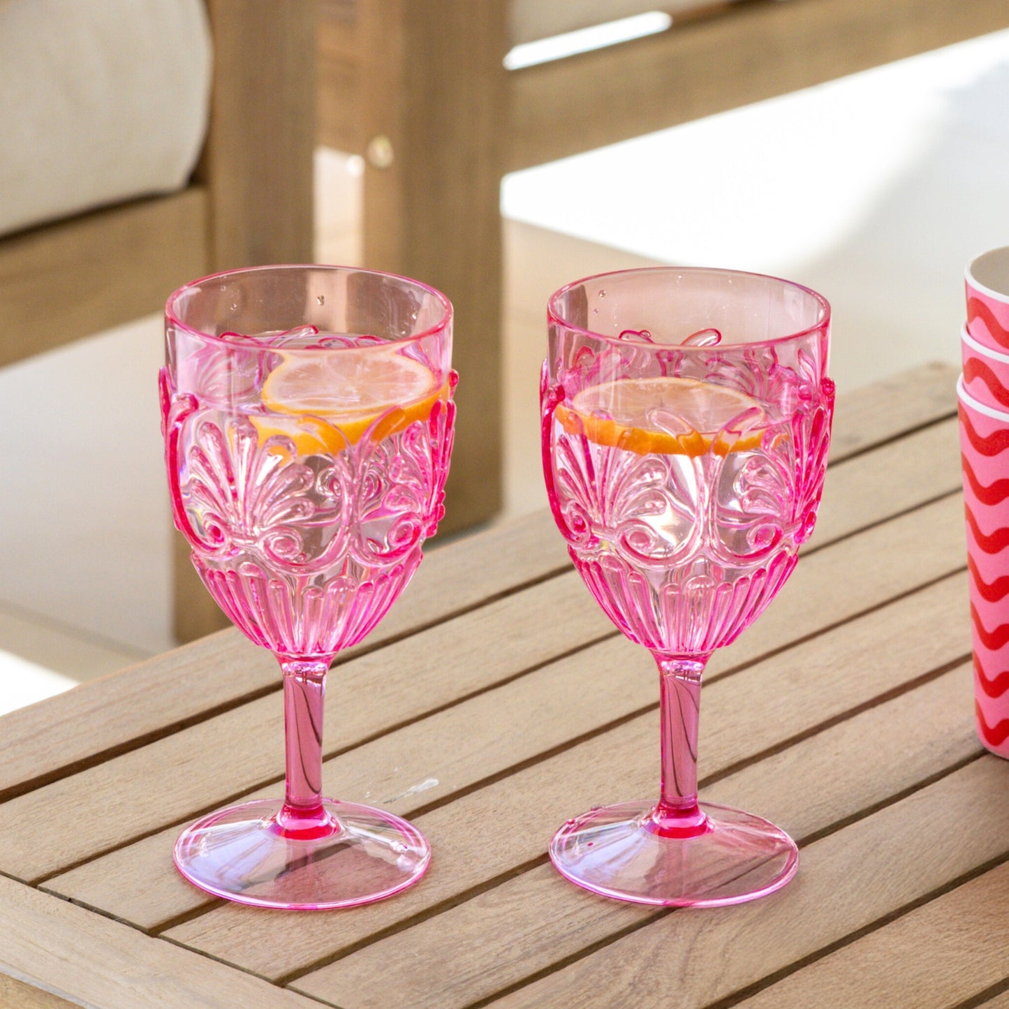 Summer Picnic Outdoor Wine Glasses | Set of 2