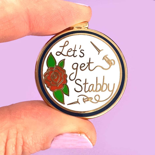 Lets Get Stabby Needle Minder