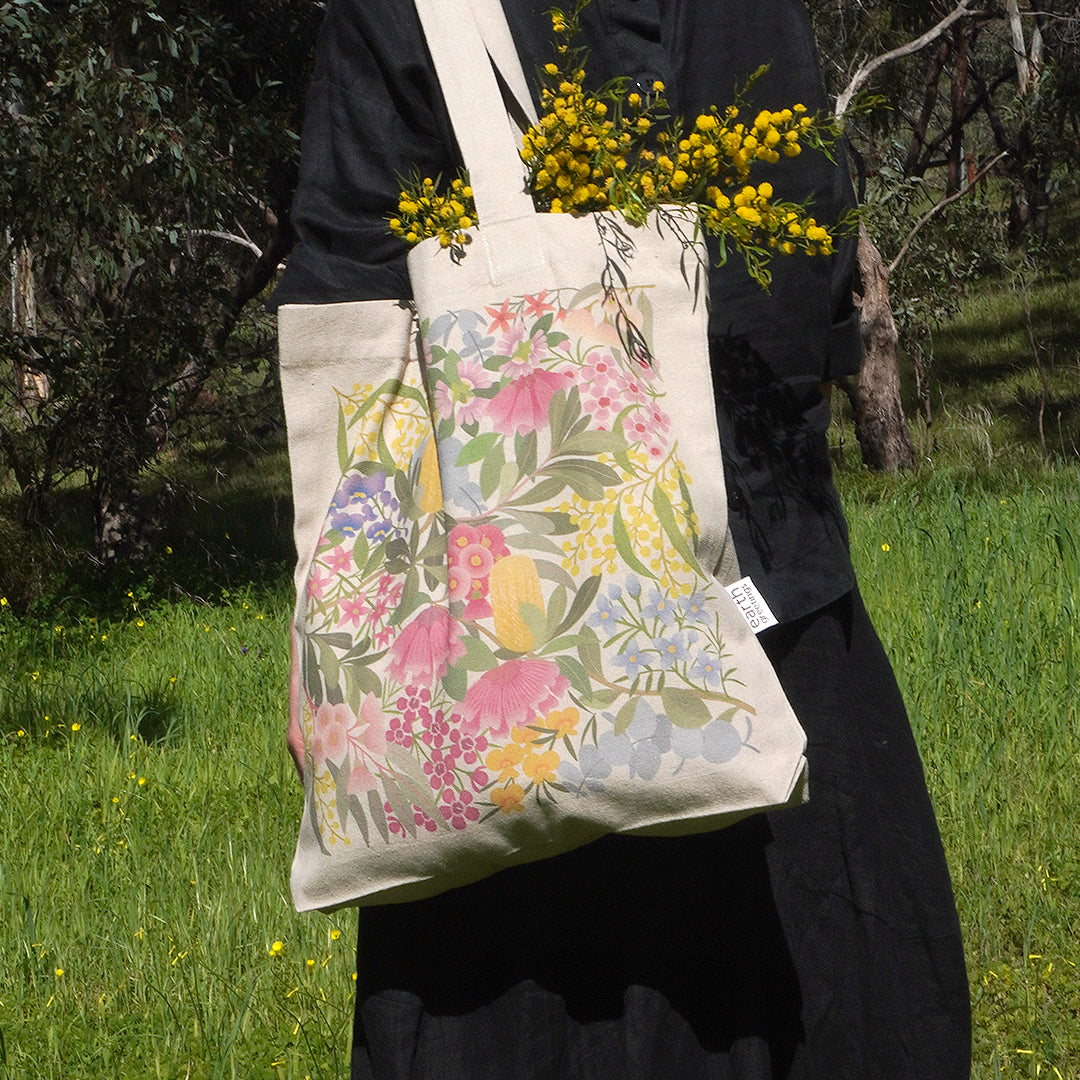 Tote Bag With Pockets | Where Flowers Grow