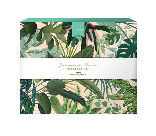 Jungalow Peach Placemat Set