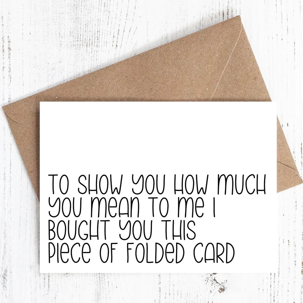 To show you