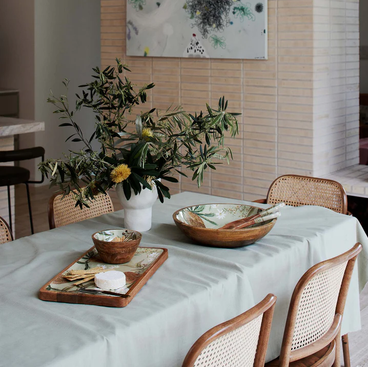 Jetty Tablecloth | Mineral Green