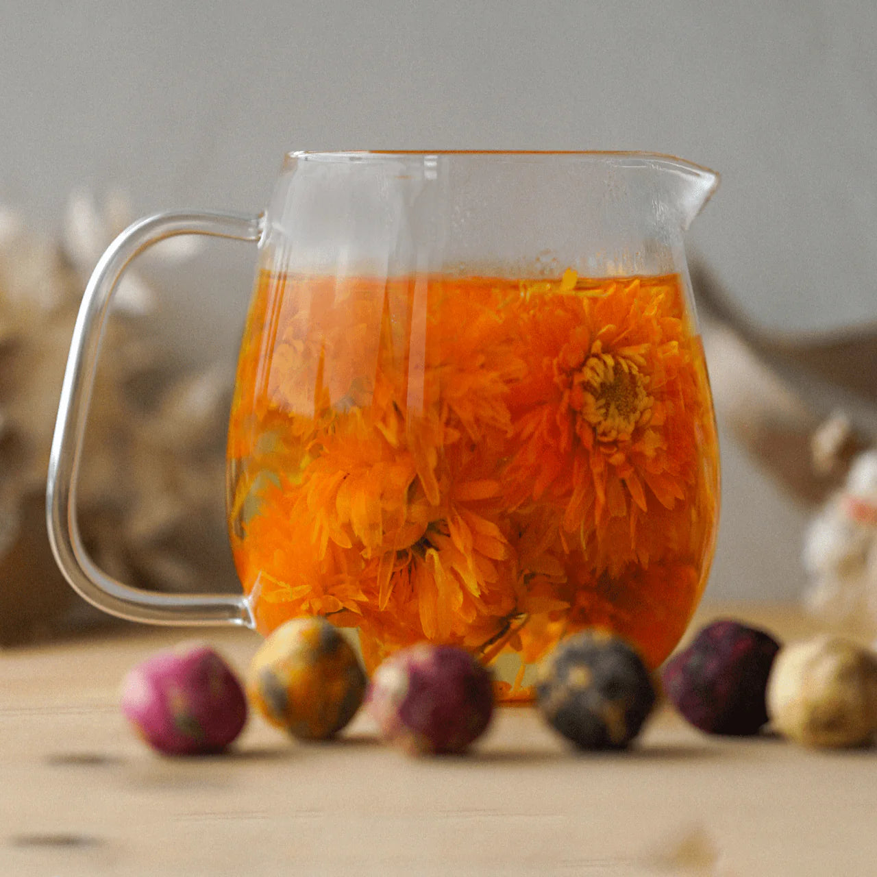 Blooming Tea Balls in Glass Tube