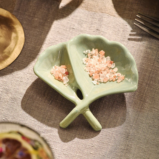 Lotus Dipping Bowl | Green