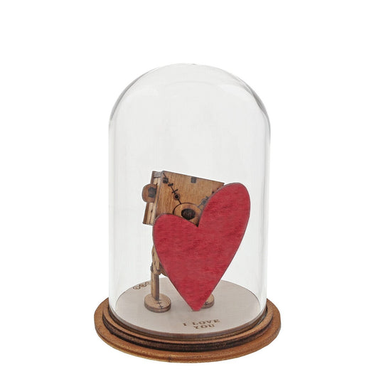 Little Wooden Bear I Love You Dome
