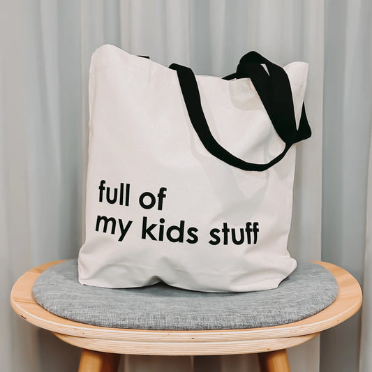 Tote Bag | full of my kids stuff
