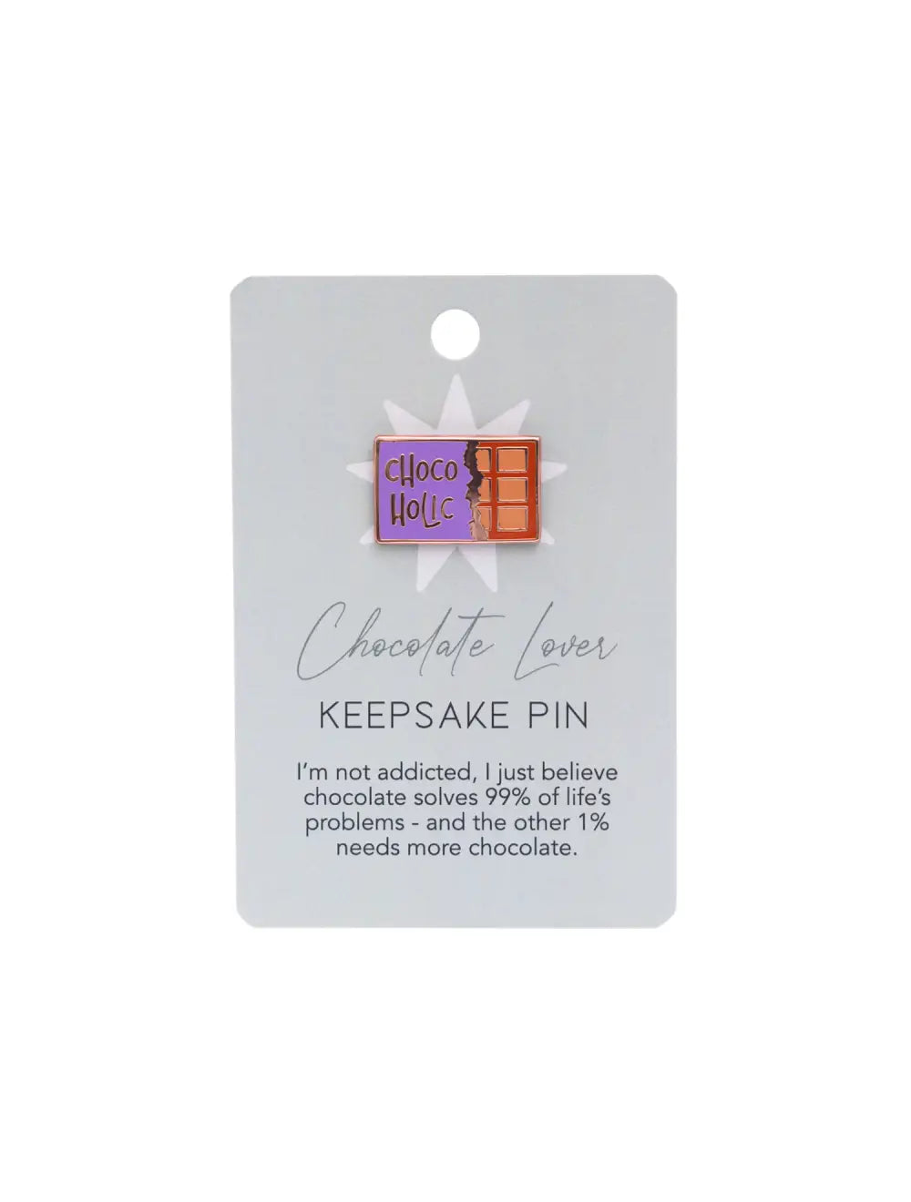 Keepsake Pin | Chocolate Lover
