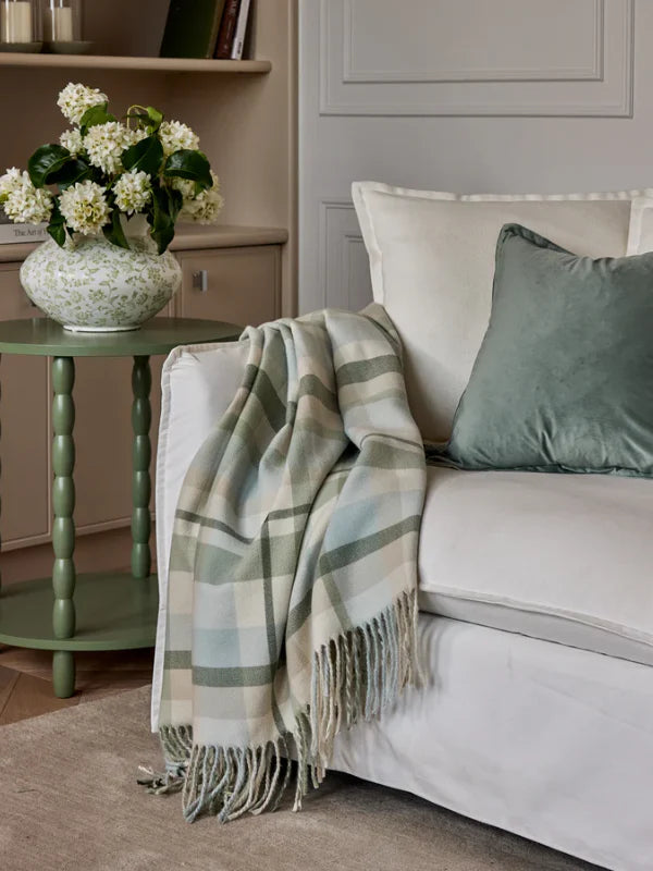Kipling Throw Rug | Green + Blue