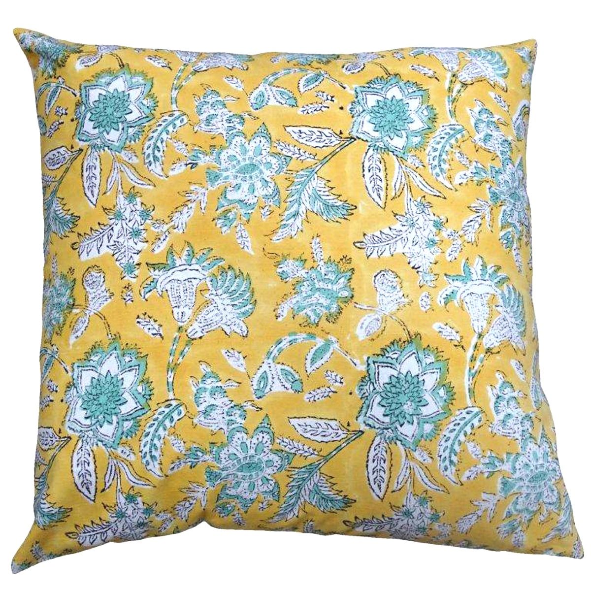 Cushion | Yellow Turquoise