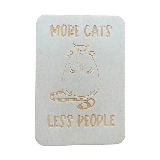 More Cats, Less People