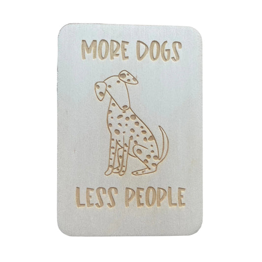 More Dogs, Less People
