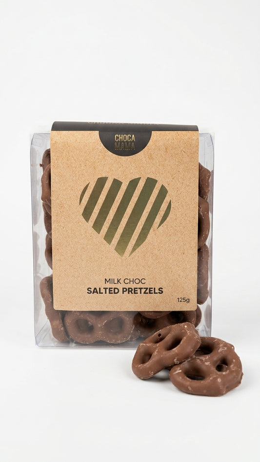 Chocolate Salted Pretzels Gift Tray