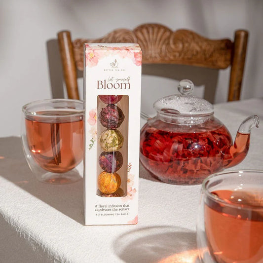 Blooming Tea Balls in Glass Tube