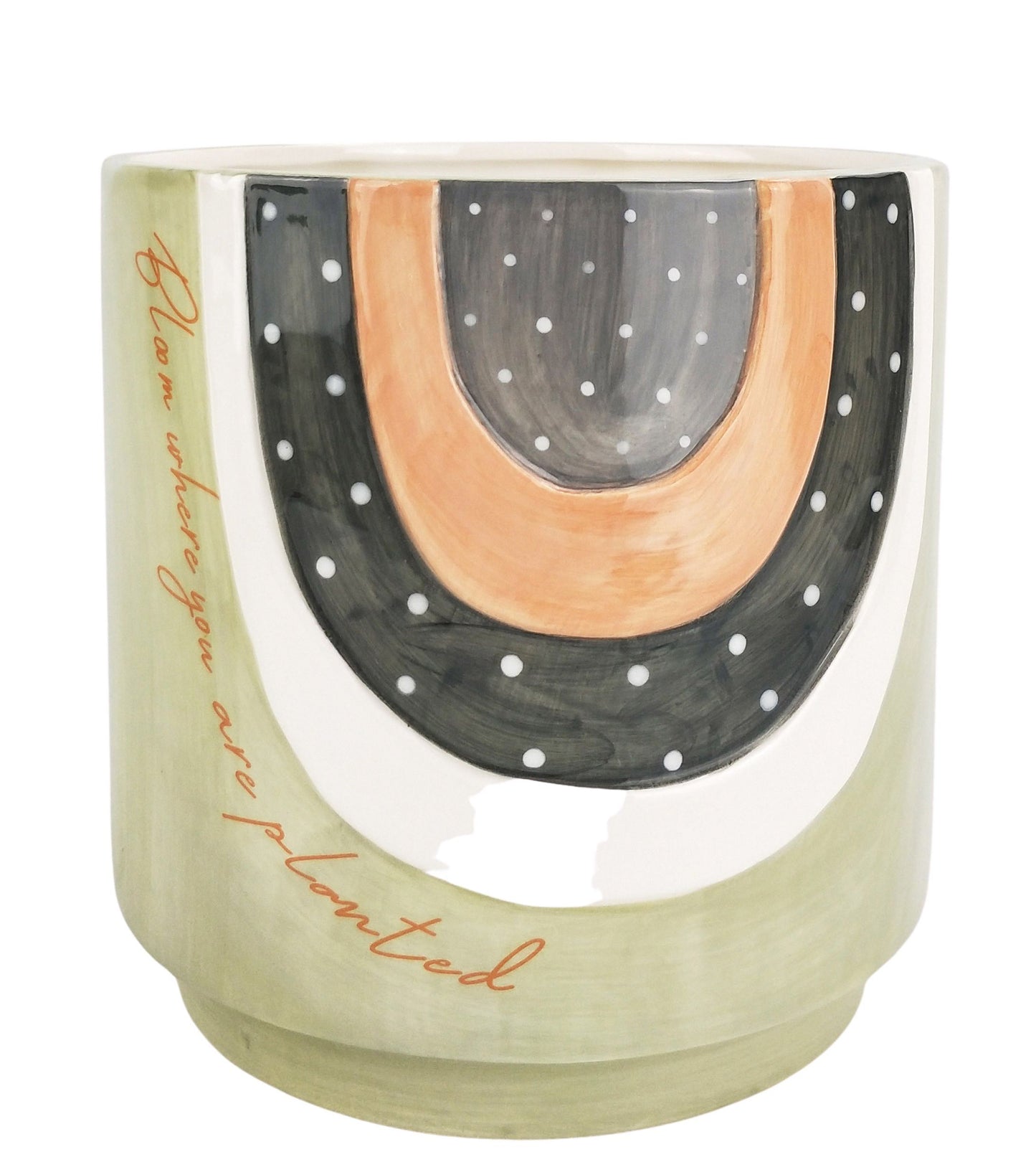 Woodstock Bloom Where You Are Planter Lg