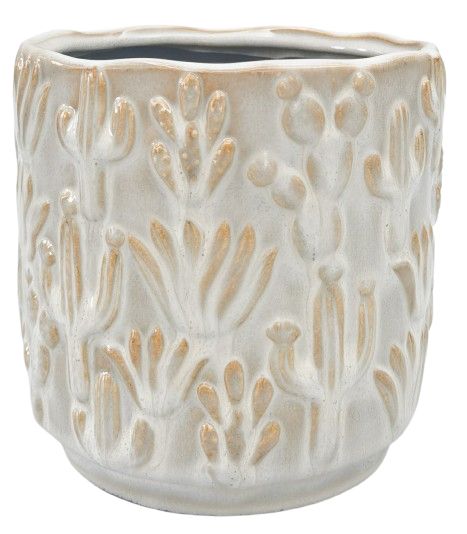 Cactus Planter | White