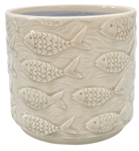 Fish Planter | Bisque