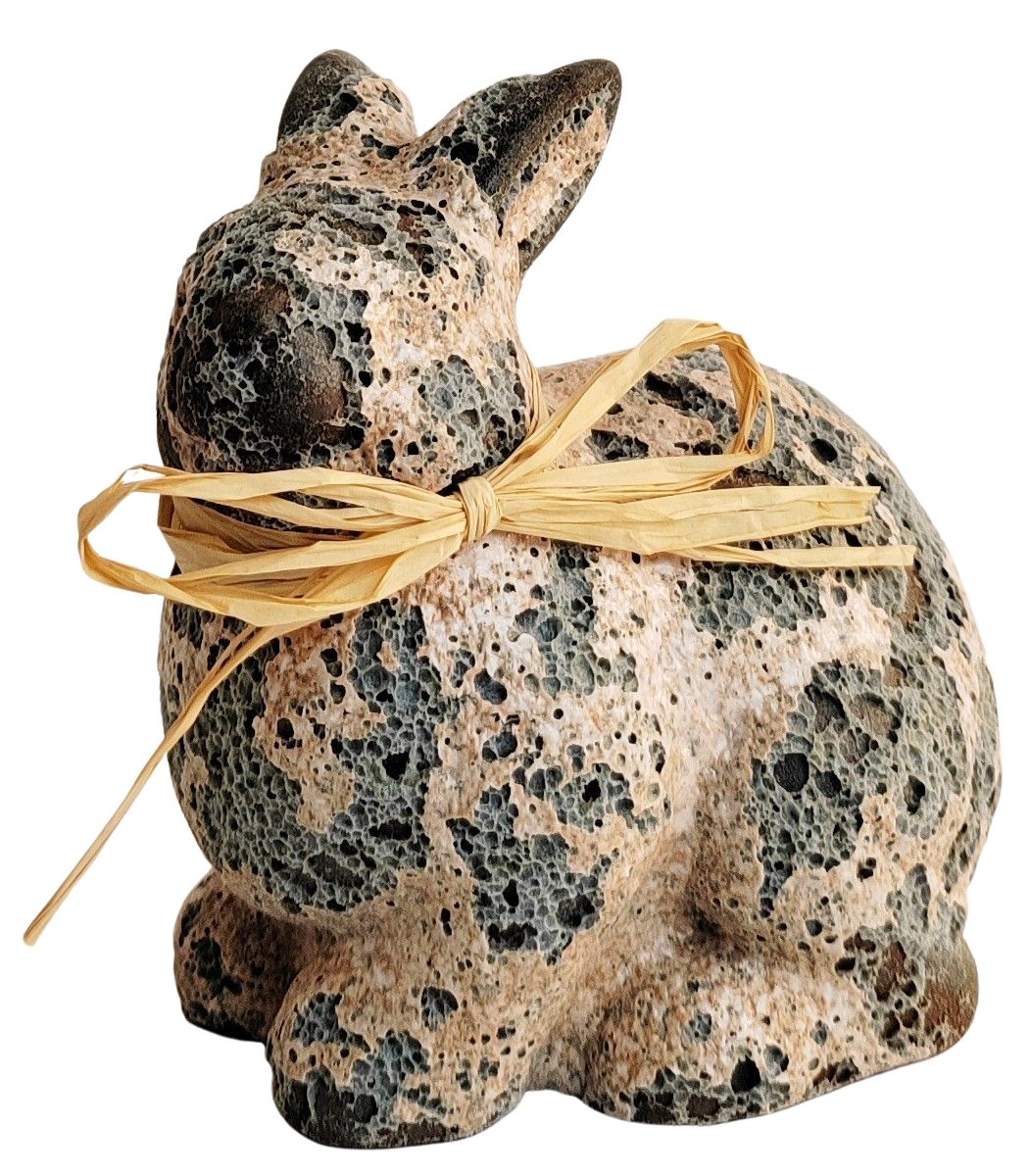 Delphi Bunny Garden Ornament Sml | Grey