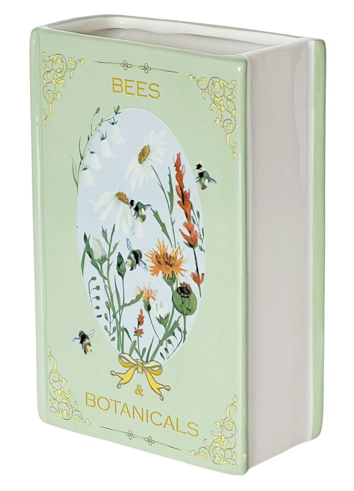 Bees + Botanicals Story Book Vase