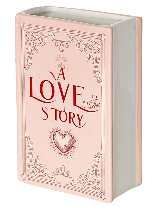 Love Story Book Vase