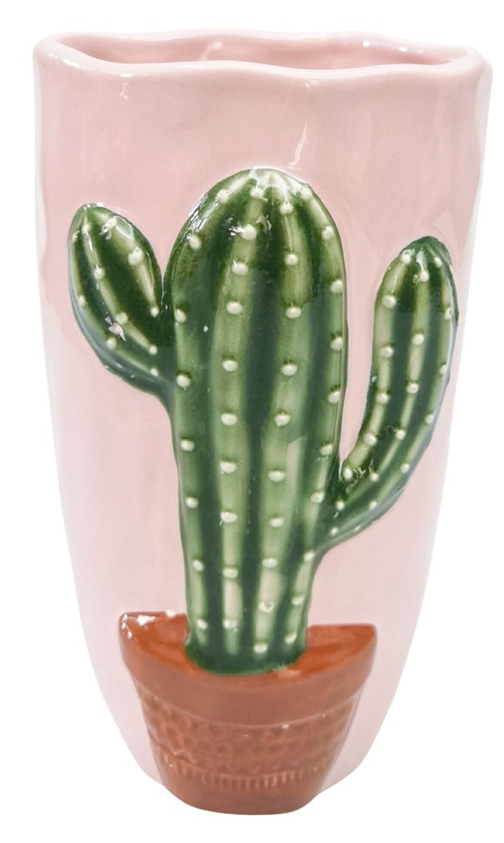 Pink Cactus Vase