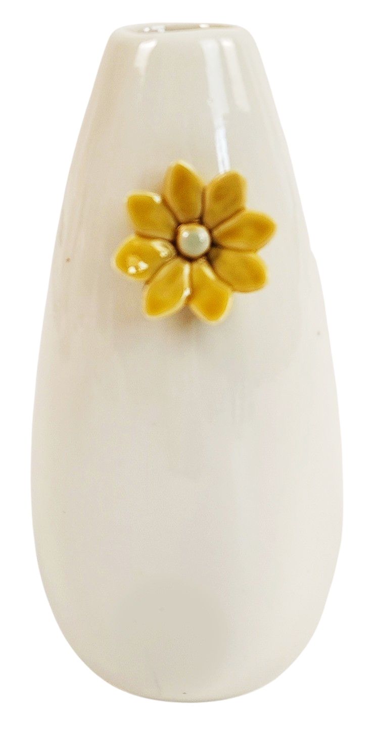 Daphne Flower Vase | White