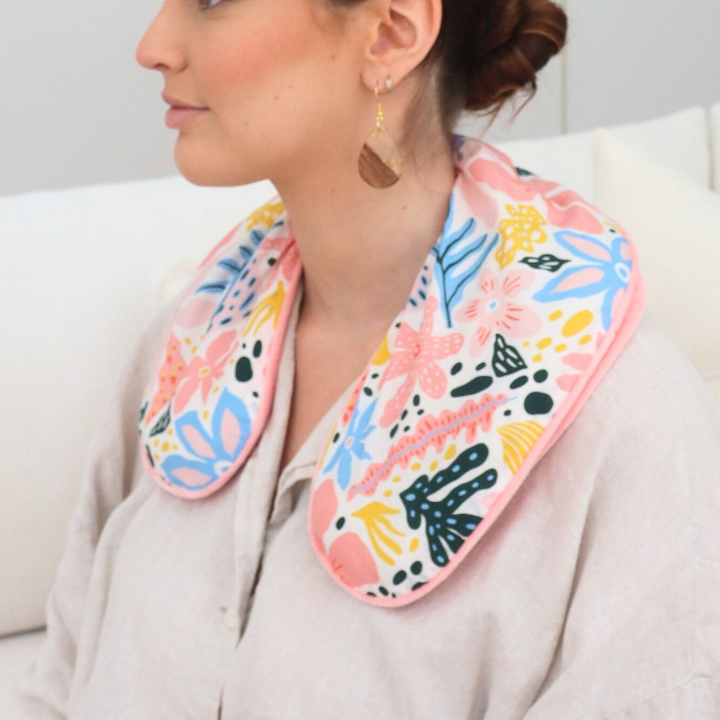 Wellness Floral Neck Heat Pack
