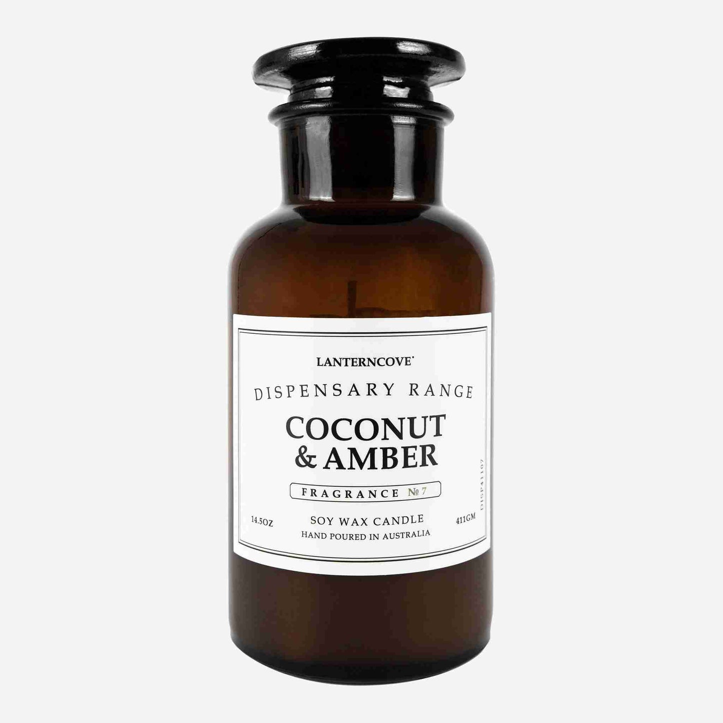 LANTERNCOVE Dispensary Candle | Coconut & Amber