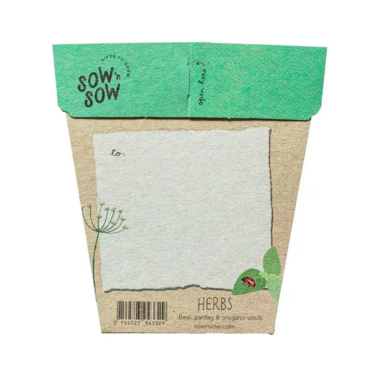 Garden Herbs Gift of Seeds